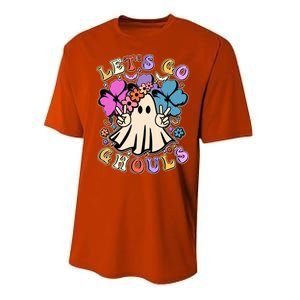 Cute Halloween Let's Go Ghouls Performance Sprint T-Shirt