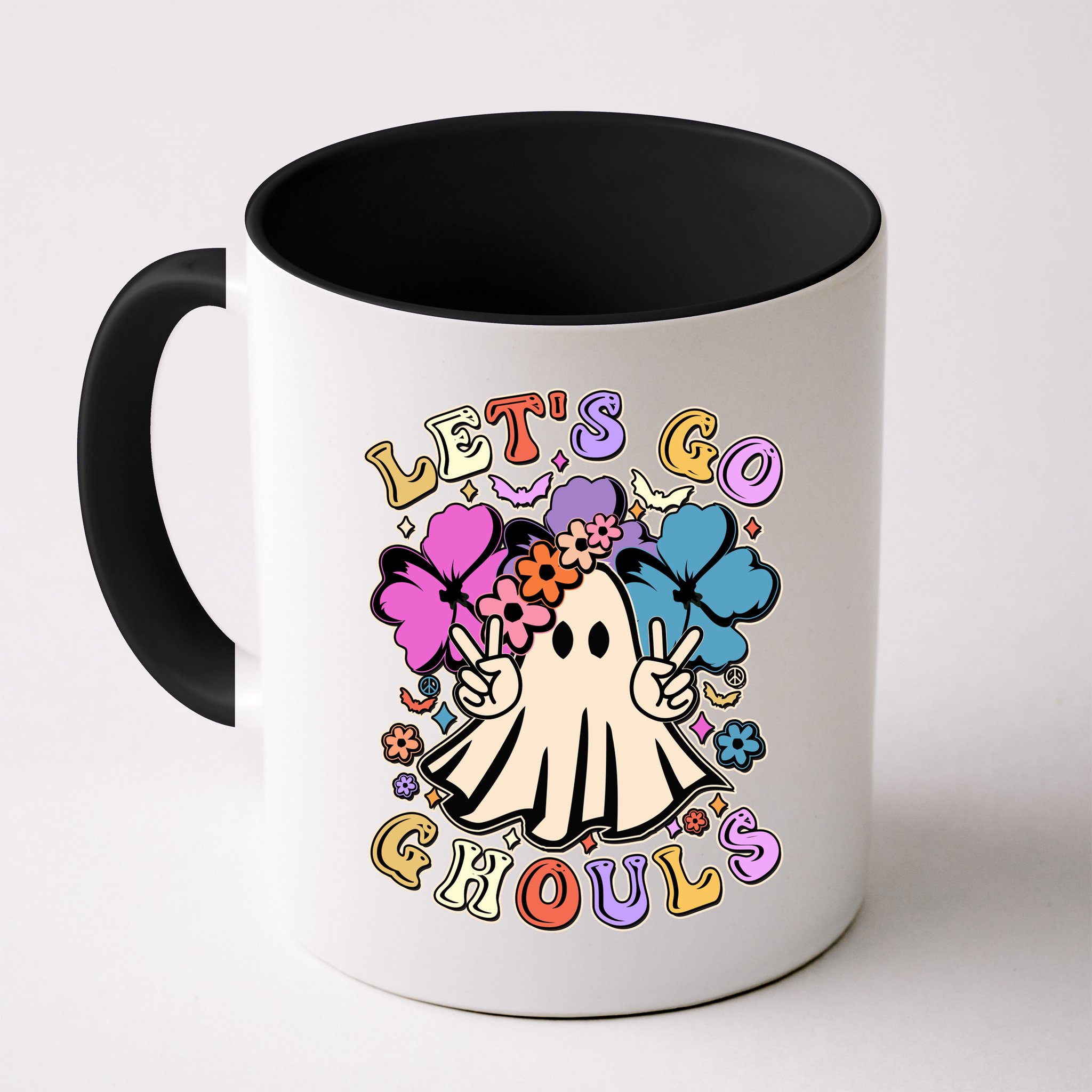 Cute Halloween Let's Go Ghouls Mug