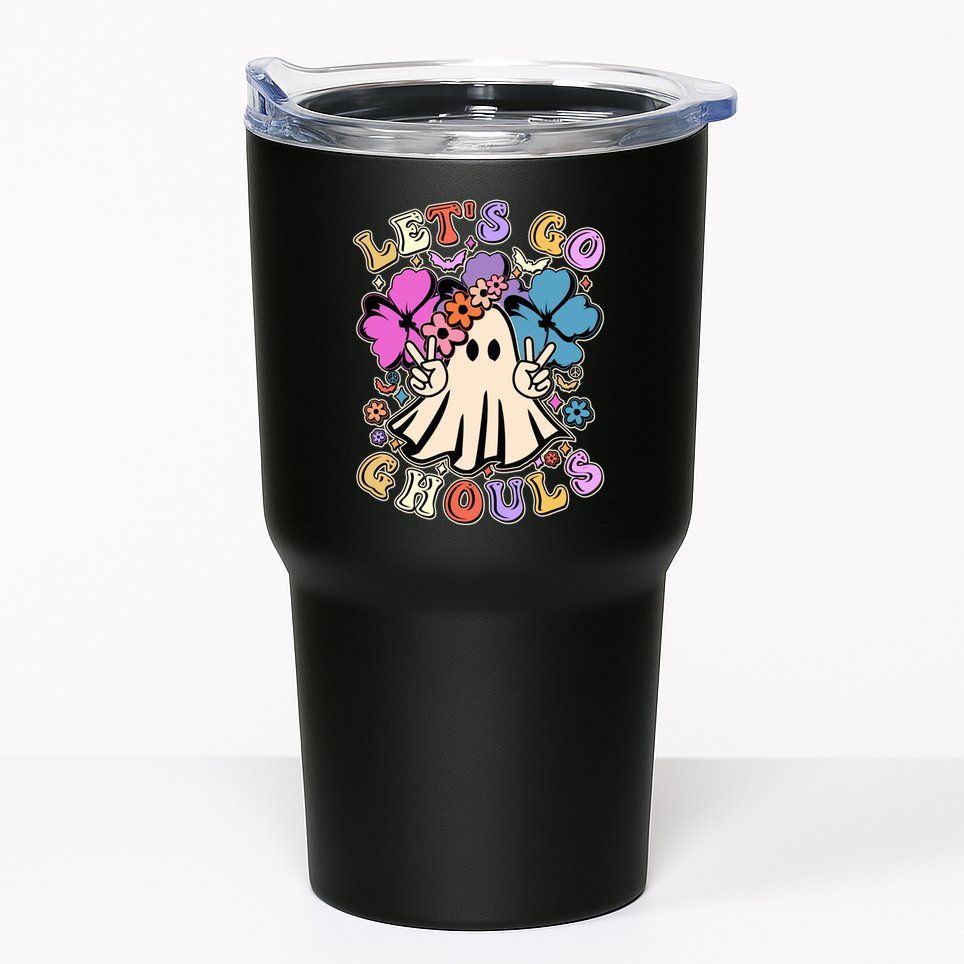 Cute Halloween Let's Go Ghouls Tumbler