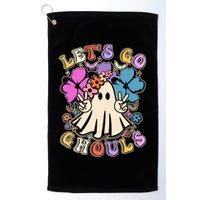 Cute Halloween Let's Go Ghouls Golf Towel
