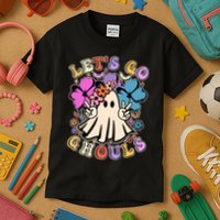 Cute Halloween Let's Go Ghouls Kids T-Shirt
