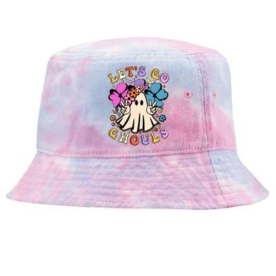 Cute Halloween Let's Go Ghouls Tie-Dyed Bucket Hat