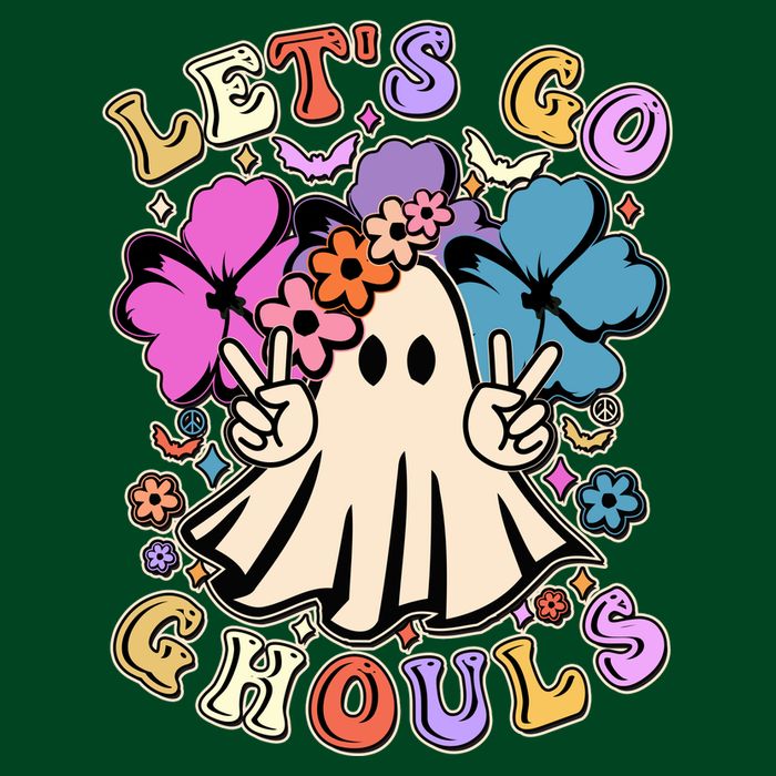 Cute Halloween Let's Go Ghouls Cooling Performance Crew T-Shirt