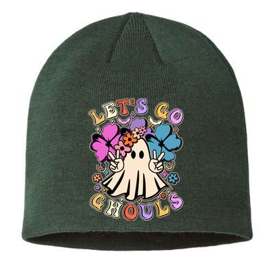 Cute Halloween Let's Go Ghouls Sustainable Beanie