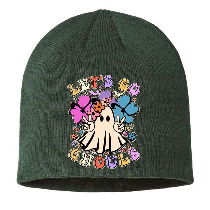 Cute Halloween Let's Go Ghouls Sustainable Beanie