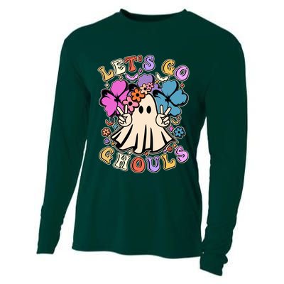 Cute Halloween Let's Go Ghouls Cooling Performance Long Sleeve Crew