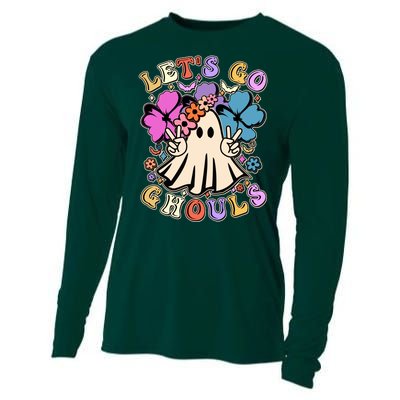 Cute Halloween Let's Go Ghouls Cooling Performance Long Sleeve Crew