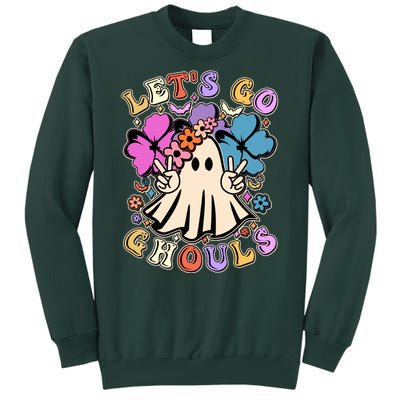 Cute Halloween Let's Go Ghouls Tall Sweatshirt