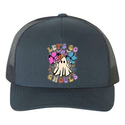 Cute Halloween Let's Go Ghouls Yupoong Adult 5-Panel Trucker Hat