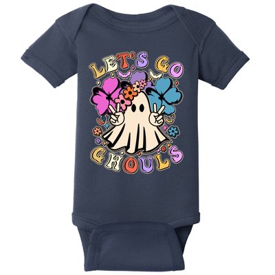 Cute Halloween Let's Go Ghouls Baby Bodysuit