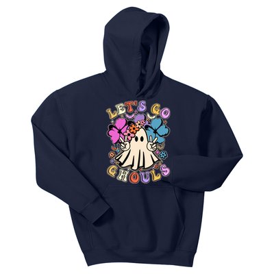 Cute Halloween Let's Go Ghouls Kids Hoodie