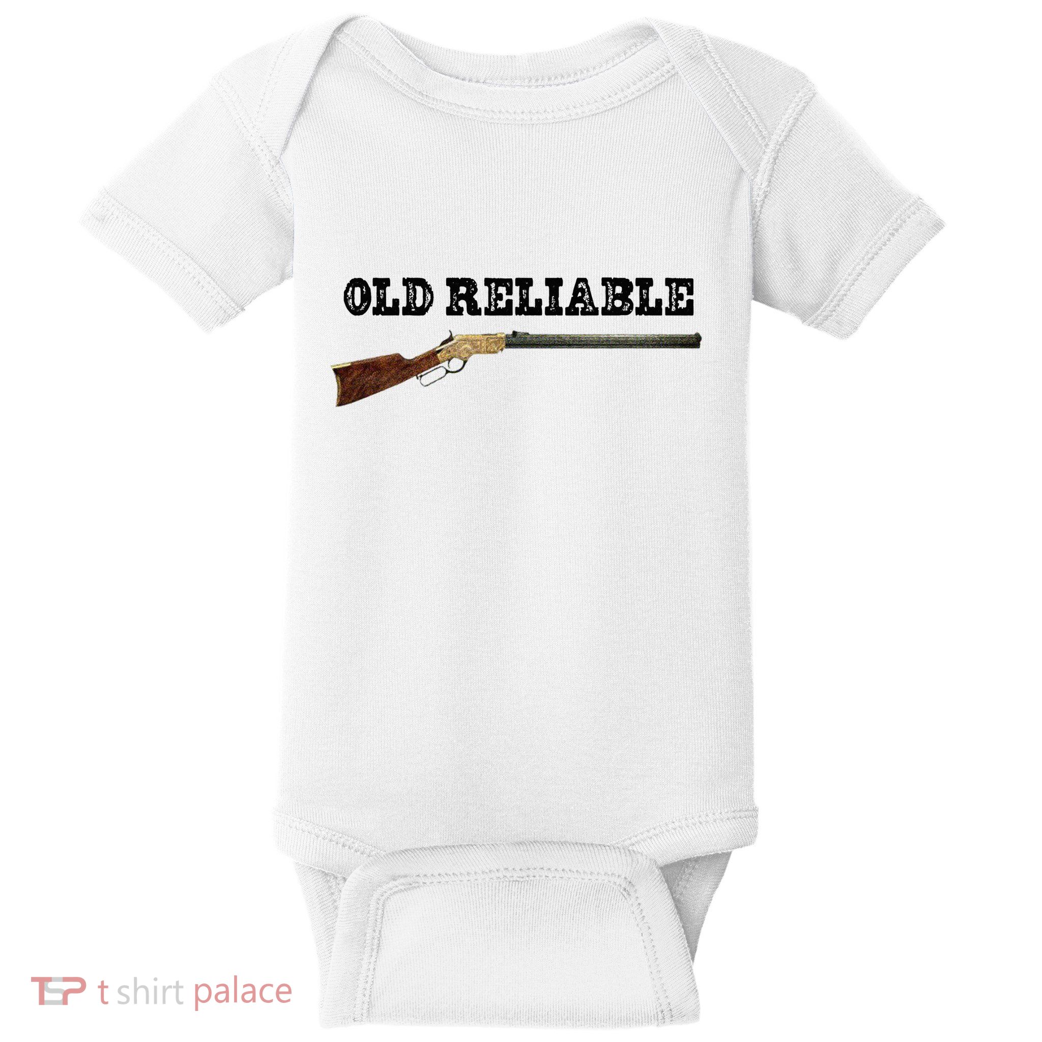 Classic Henry Lever Action Rifle Old Reliable Baby Bodysuit