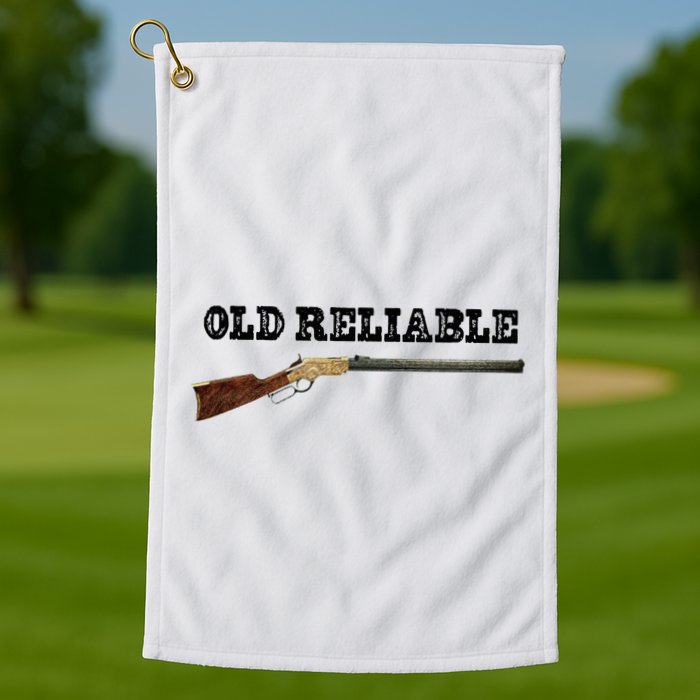 Classic Henry Lever Action Rifle Old Reliable Golf Towel