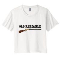 Classic Henry Lever Action Rifle Old Reliable Women's Crop Top Tee