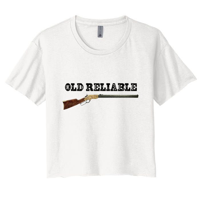 Classic Henry Lever Action Rifle Old Reliable Women's Crop Top Tee