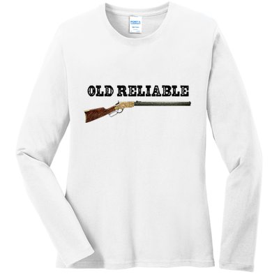 Classic Henry Lever Action Rifle Old Reliable Ladies Long Sleeve Shirt