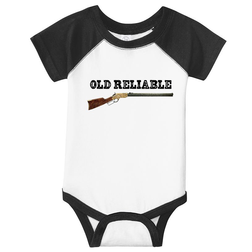 Classic Henry Lever Action Rifle Old Reliable Infant Baby Jersey Bodysuit