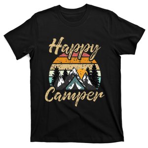 Camping Hiking Lover Present Happy Camper T-Shirt