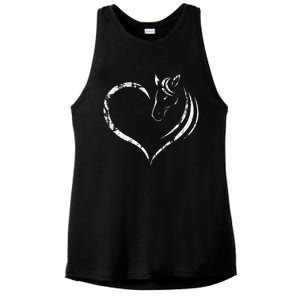 Cute Horse Lover Gift for  Horse Ladies PosiCharge Tri-Blend Wicking Tank