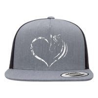 Cute Horse Lover Gift for  Horse Flat Bill Trucker Hat