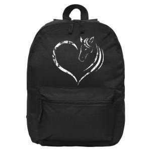 Cute Horse Lover Gift for  Horse 16 in Basic Backpack