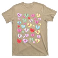 Candy Heart Love Valentine's Day Cute Valentine's Day T-Shirt