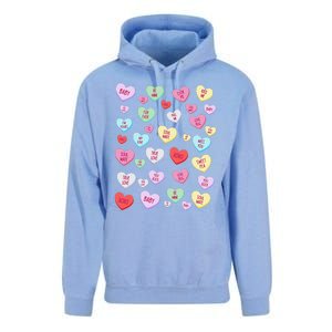 Candy Heart Love Valentine's Day Cute Valentine's Day Unisex Surf Hoodie