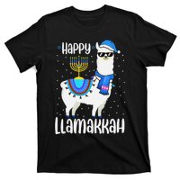 Christmas Happy Llamakah Squad Cute Alpaca Hanukkah  T-Shirt