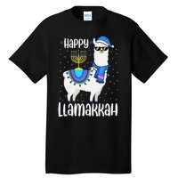 Christmas Happy Llamakah Squad Cute Alpaca Hanukkah  Tall T-Shirt