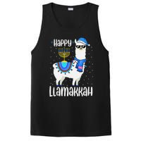 Christmas Happy Llamakah Squad Cute Alpaca Hanukkah  PosiCharge Competitor Tank