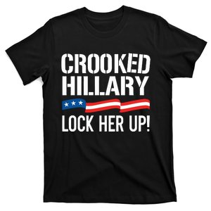 Crooked Hillary Lock Her Up T-Shirt