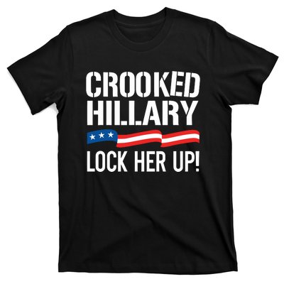 Crooked Hillary Lock Her Up T-Shirt