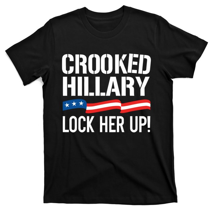 Crooked Hillary Lock Her Up T-Shirt