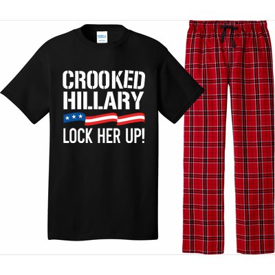 Crooked Hillary Lock Her Up Pajama Set