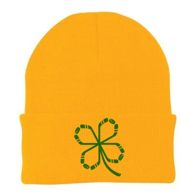 Clover Hockey Logo Knit Cap Winter Beanie