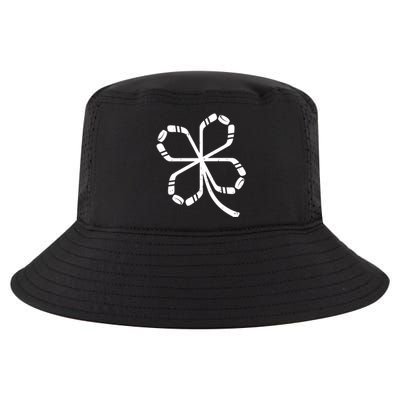 Clover Hockey Logo Cool Comfort Performance Bucket Hat