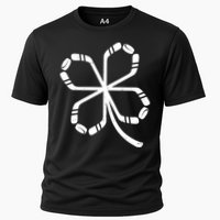 Clover Hockey Logo Cooling Performance Crew T-Shirt