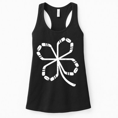 Clover Hockey Logo Womens Tank Top