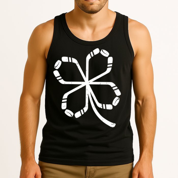 Clover Hockey Logo Tank Top