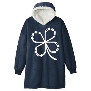 Clover Hockey Logo Hooded Wearable Blanket