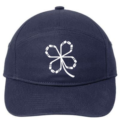 Clover Hockey Logo 7-Panel Snapback Hat