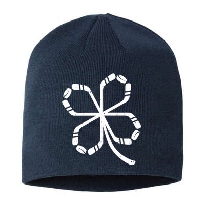 Clover Hockey Logo Sustainable Beanie