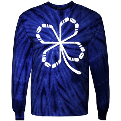 Clover Hockey Logo Tie-Dye Long Sleeve Shirt