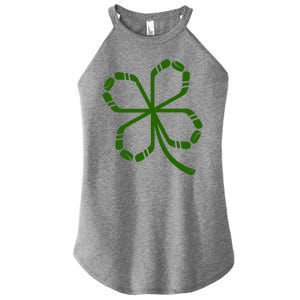 Clover Hockey Logo Women's Perfect Tri Rocker Tank