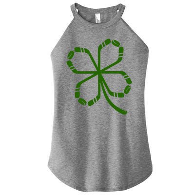 Clover Hockey Logo Women’s Perfect Tri Rocker Tank