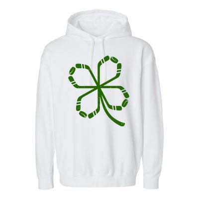 Clover Hockey Logo Garment-Dyed Fleece Hoodie