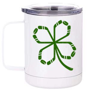 Clover Hockey Logo 12 oz Stainless Steel Tumbler Cup