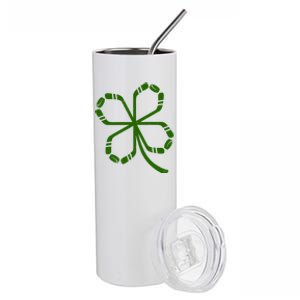 Clover Hockey Logo Stainless Steel Tumbler