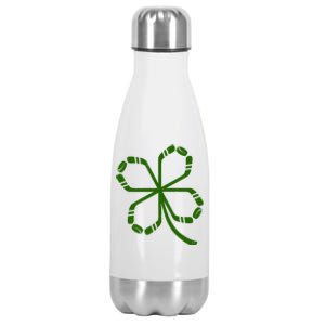 Clover Hockey Logo Stainless Steel Insulated Water Bottle