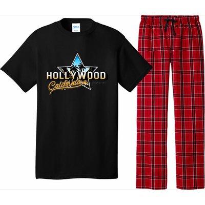 Cool Hollywood Los Angeles California Stars Pajama Set